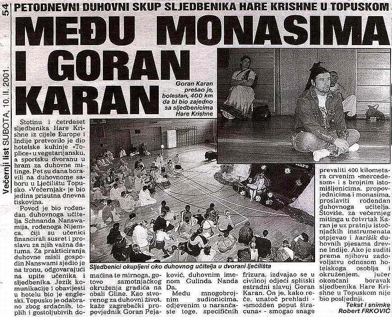 2001. - Vecernji List - clanak